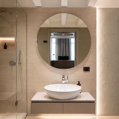 Modern Round LED Wall Mirror